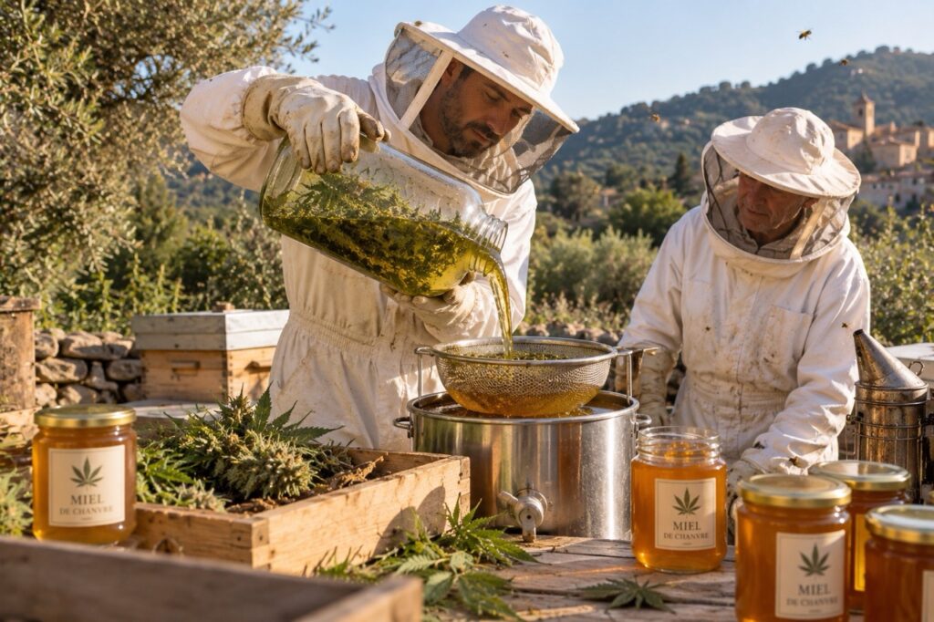 miel de cannabis bio