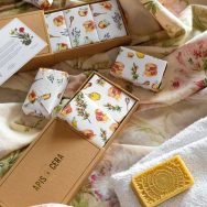 Savons bio saponification à froid au miel et à la cire d'abeille - Apis Cera